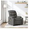 Image de Fauteuil de massage, relaxation tissu gris foncé