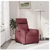 Image de Fauteuil réglable tissu bordeaux