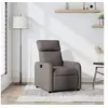 Image de Fauteuil réglable tissu taupe