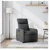Image de Fauteuil de massage, relaxation tissu gris foncé
