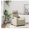 Image de Fauteuil réglable similicuir crème