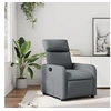 Image de Fauteuil réglable similicuir gris