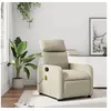 Image de Fauteuil de massage, relaxation similicuir cràme