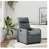 Image de Fauteuil de massage, relaxation similicuir gris