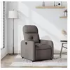 Image de Fauteuil réglable tissu taupe
