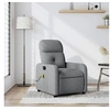Image de Fauteuil de massage inclinable Gris clair Tissu