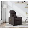 Image de Fauteuil de massage, relaxation tissu marron foncé