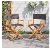 Image de Regisseursstoelen 2 st inklapbaar stof donkergrijs365836