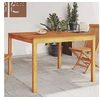 Image de Table a manger fixe sans tiroir 1 personnes carre en Bois massif 110 x 110 x 75 cm