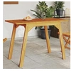 Image de Table a manger fixe sans tiroir carre en Bois massif L 110 cm