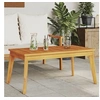 Image de Table a manger fixe sans tiroir rectangulaire en Bois massif L 100 cm