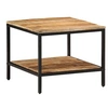 Image de Salontafel 55x55x45 cm massief ruw mangohout374068