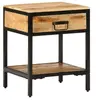 Image de Cabinet de chevet 40x35x50 cm Bois massif de manguier brut