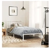 Image de Bedframe met hoofdbord metaal wit 100x200 cm376368