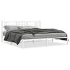 Image de Bedframe met hoofdbord metaal wit 183x213 cm376378