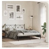Image de Bedframe met hoofdbord metaal zwart 160x200 cm376505