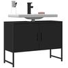 Image de Armoire Lavabo de Salle de Bain, Placard sous Vasque avec Porte, Meuble de Rangement, Organisateur de Toilette 842461