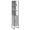 Image de Armoire de Salle de Bain, Colonne de Toilette, Placard de Rangement, Meuble de Bain Maison Intérieur, Moderne, Sonoma 842474