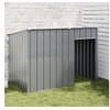Image de Niche pour Chien avec Toit, Cage pour Animaux de Compagnie, Maison pour Chien de Jardin Terrasse, Anthracite Acier 172572