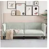 Image de Canapé à 3 places gris clair velours372585
