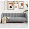 Image de Canapé à 2 places gris clair tissu372604