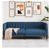 Image de Canapé à 2 Places, Sofa avec Pieds, Canapé Rembourré avec Accoudoirs et Dossier, Meuble de Chambre à Coucher 372610