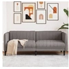 Image de Canapé à 3 places taupe tissu