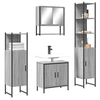 Image de Ensemble de Meubles de Salle de Bain 4 pcs, Armoires de Lavabo avec Miroir, Placards de Rangement Toilette, Moderne, 3214713