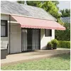 Image de Vervangingsdoek voor luifel gestreept 5x3 m rood en wit367720