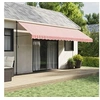 Image de Vervangingsdoek voor luifel gestreept 5x3,5 m rood en wit367721