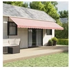 Image de Vervangingsdoek voor luifel gestreept 6x3,5 m rood en wit367723