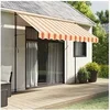 Image de Vervangingsdoek voor luifelrok gestreept 3 m geel en oranje367792