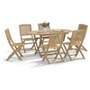 Image de 7-delige Tuinset massief acaciahout3214240