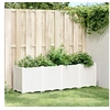Image de Jardinière blanc 160x40x53 cm polypropylène