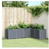 Image de Jardinière gris 160x120x53 cm polypropylène367861