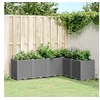 Image de Plantenbak 160x120x53 cm polypropeen lichtgrijs367862
