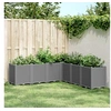 Image de Plantenbak 160x160x53 cm polypropeen lichtgrijs367867