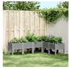 Image de Jardinière avec pieds gris clair 160x120x42 cm PP