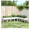 Image de Plantenbak met poten 200x160x42 cm polypropeen wit367914