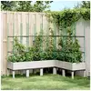 Image de Plantenbak met latwerk 160x120x142,5 cm polypropeen wit367969