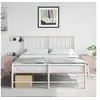 Image de Tables de chevet 2 pcs rose 34,5x39x44 cm acier, table de chevet, meuble de chambre, table de nuit, armoire, table 841622