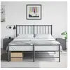 Image de Tables de chevet 2 pcs anthracite 34,5x39x44 cm acier, table de chevet, meuble de chambre, table de nuit, armoire, 841624
