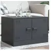 Image de Table basse anthracite 67x50x44 cm acier, table d'appoint, table de salon, table à thé, bout de canapé, table 841729