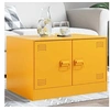 Image de Table basse Jaune moutarde 67x50x44 cm acier, table d'appoint, table de salon, table à thé, bout de canapé, table 841730