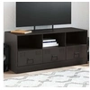 Image de Meuble TV noir 99x39x44 cm acier 841733