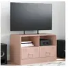 Image de Meuble TV rose 67x39x44 cm acier 841741