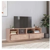 Image de Meubles TV 2 pcs rose 67x39x44 cm acier 841742
