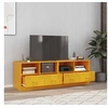 Image de Meubles TV 2 pcs jaune moutarde 67x39x44 cm acier 841746