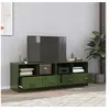 Image de Meubles TV 2 pcs vert olive 67x39x44 cm acier 841748