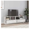 Image de Meubles TV 2 pcs blanc 67x39x44 cm acier 841750